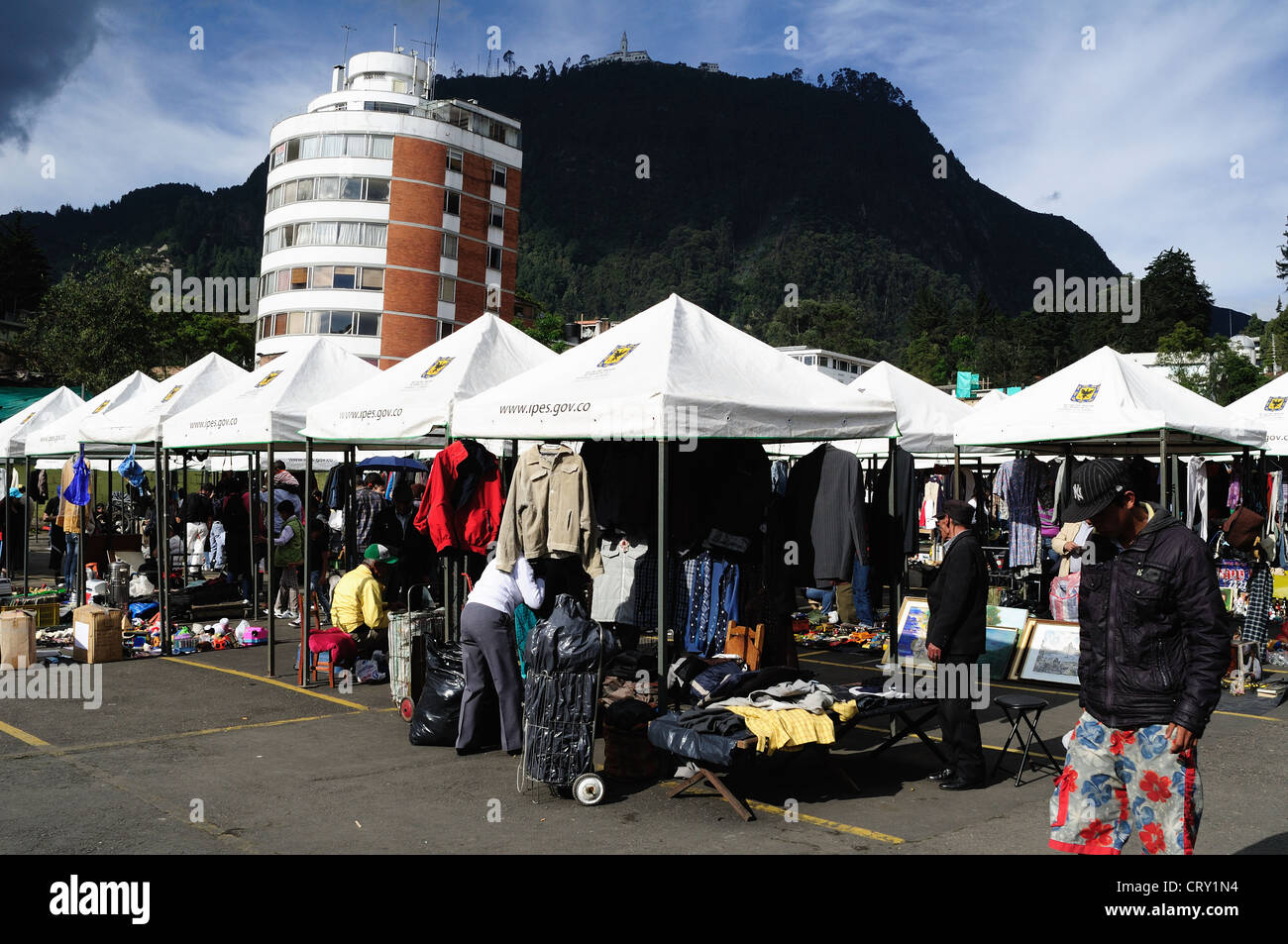 ' Mercado de las Pulgas ' Market in BOGOTA. Department of Cundimarca .COLOMBIA Stock Photo