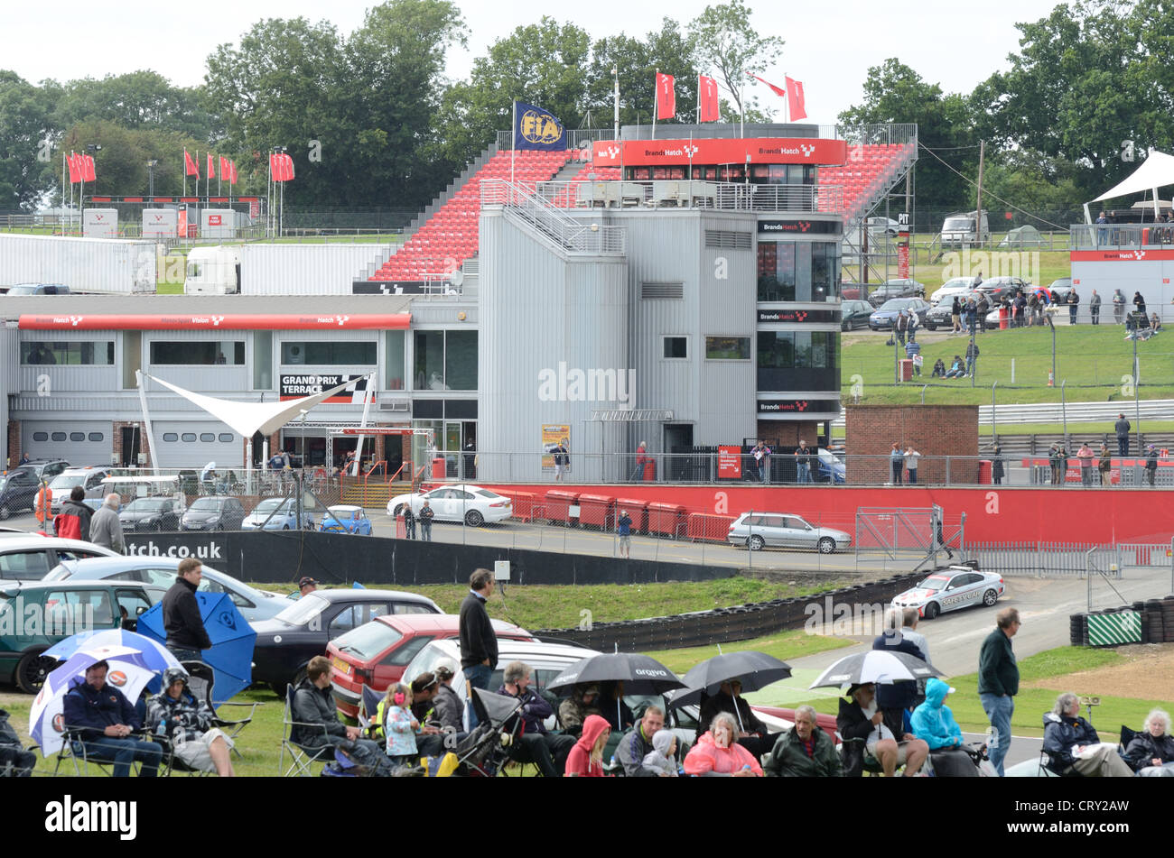 view across brands hatch race course Stock Photo - Alamy