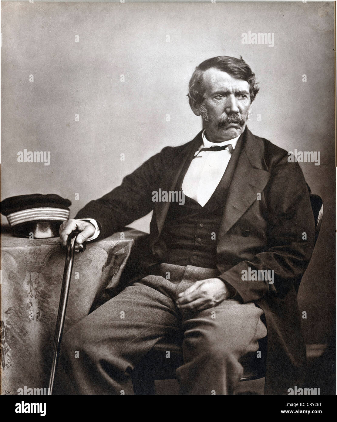 Sir David Livingstone, 1864, by Thomas Annan Stock Photo