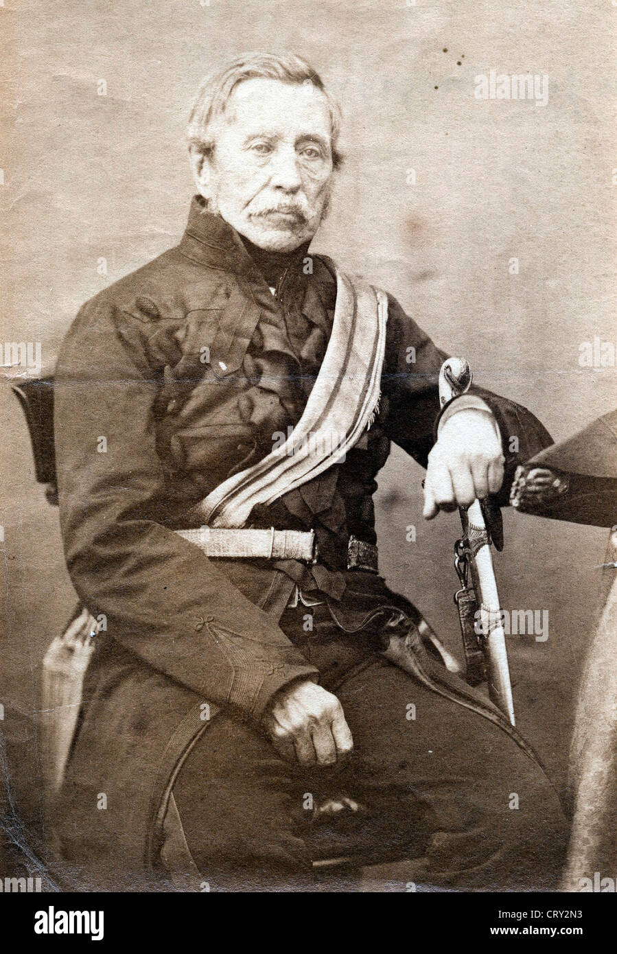 Sir John Fox Burgoyne ca 1850 Stock Photo