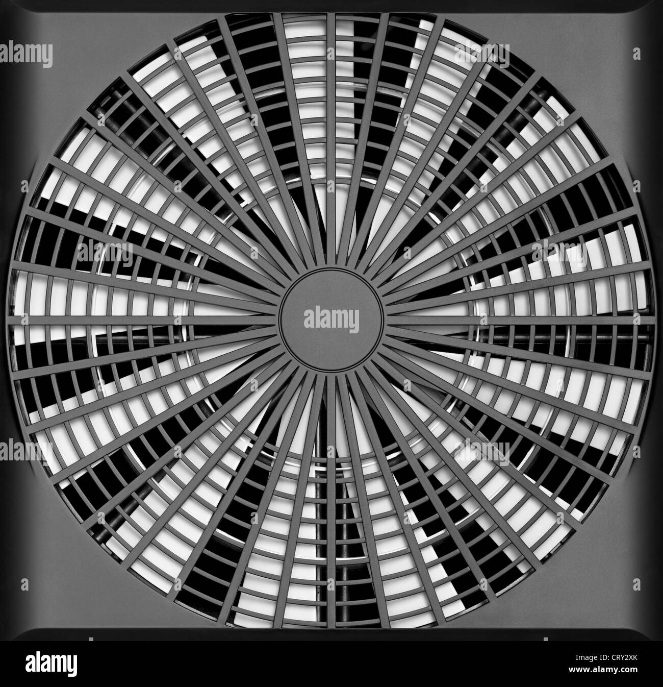 An industrial ventilation fan - turbine air-compressor Stock Photo