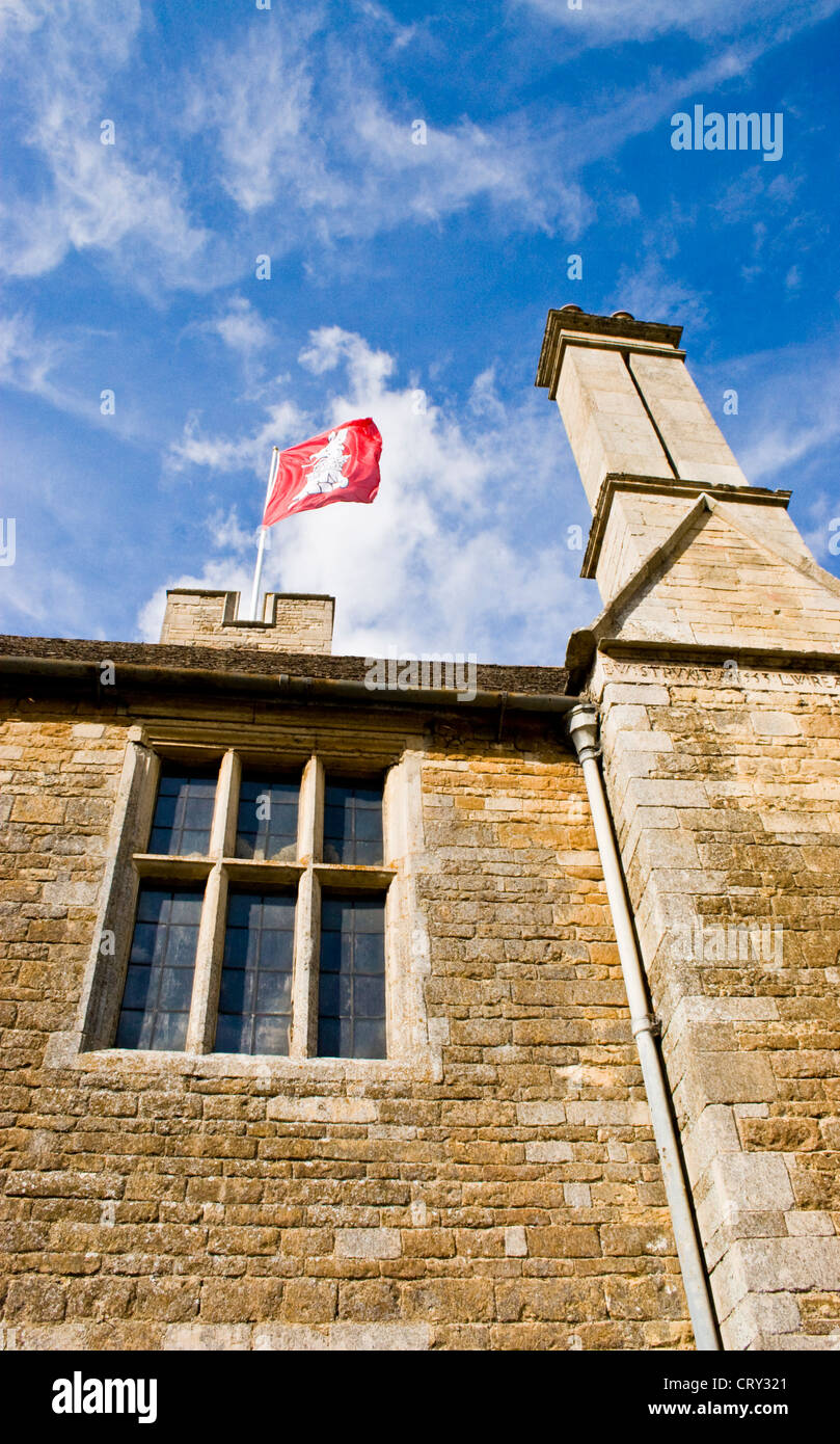 Chimney stack flag rockingham castle hi-res stock photography and ...