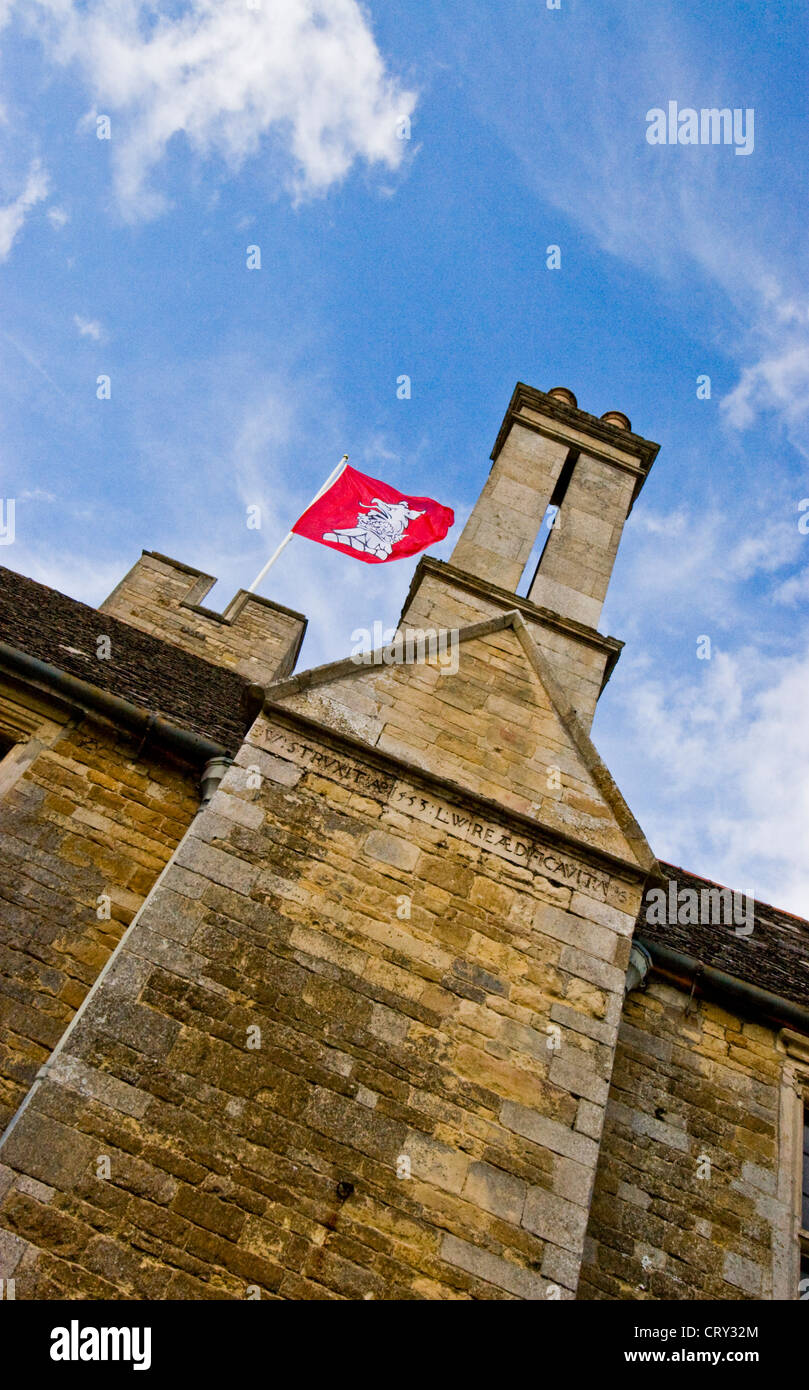 Chimney stack flag rockingham castle hi-res stock photography and ...