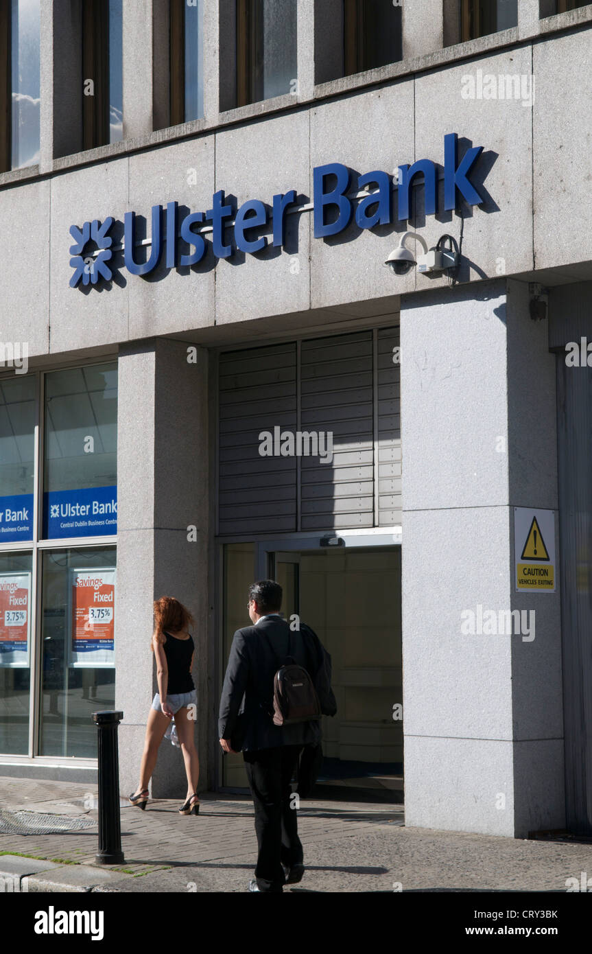 Ulster Bank Dublin Stock Photo