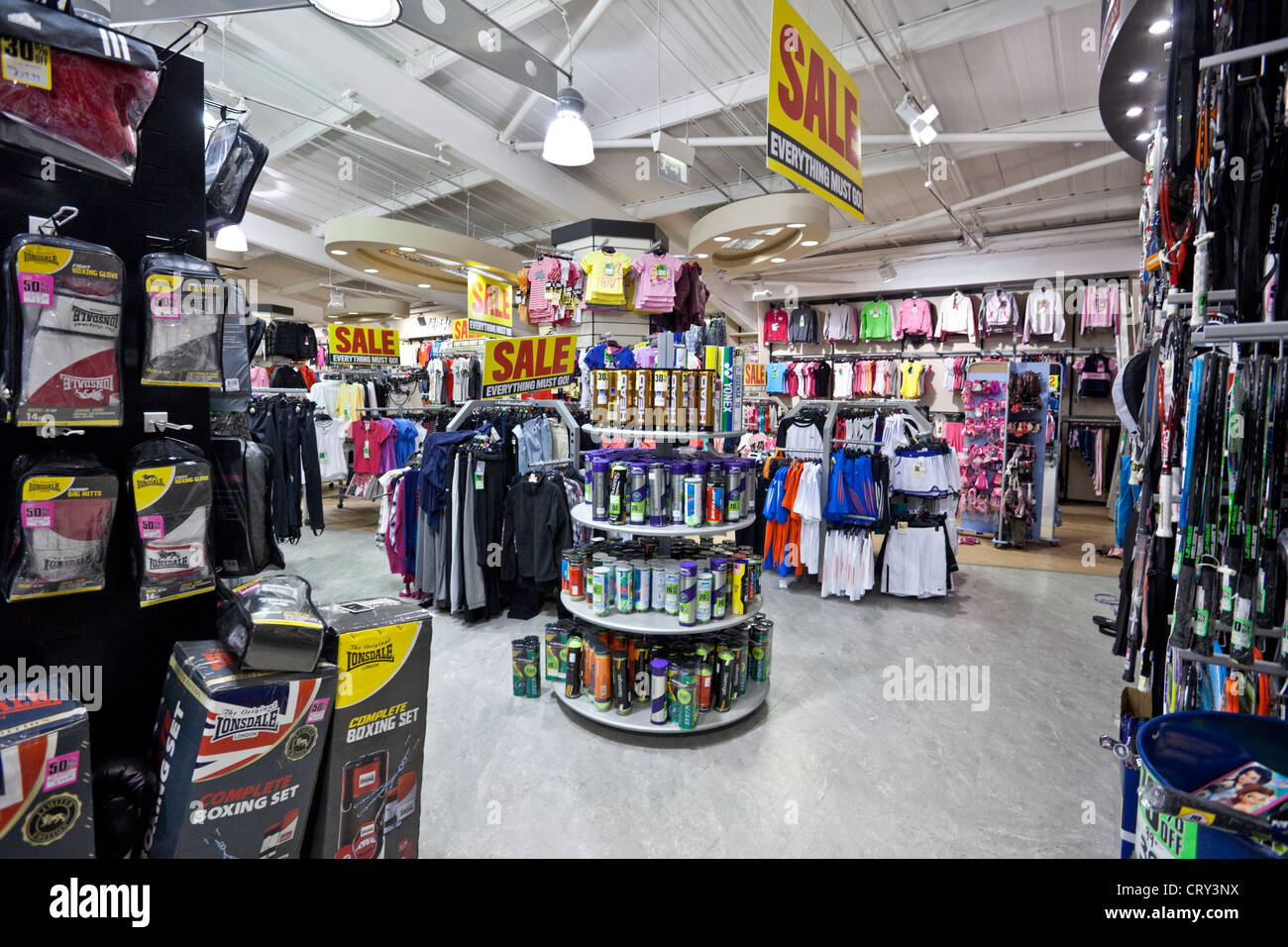 Sports shop interior hi-res stock photography and images - Alamy