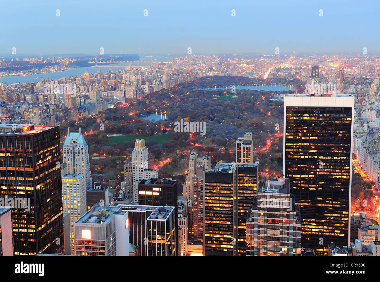 New york central park aerial hi-res stock photography and images - Alamy