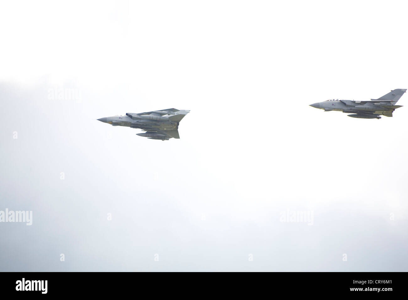 RAF Tornado GR4 Role Display in close proximity. Stock Photo