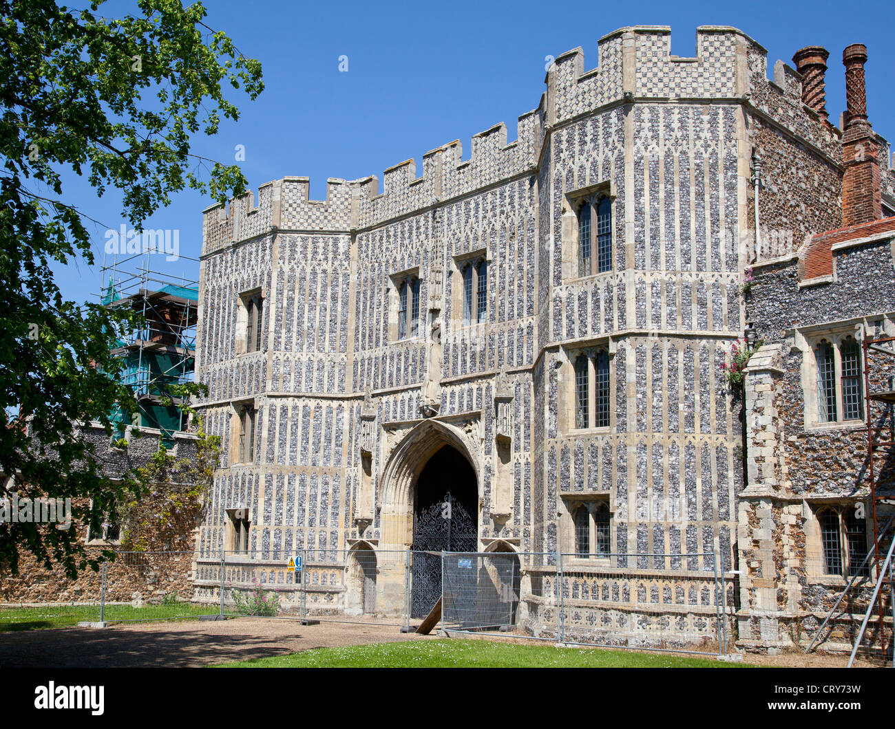 St. Osyth Priory gatehouse Stock Photo