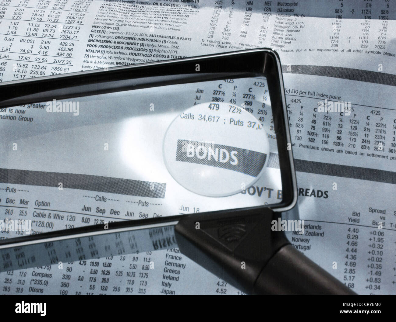 Magnifying Glass Money Pounds High Resolution Stock Photography And Images Alamy