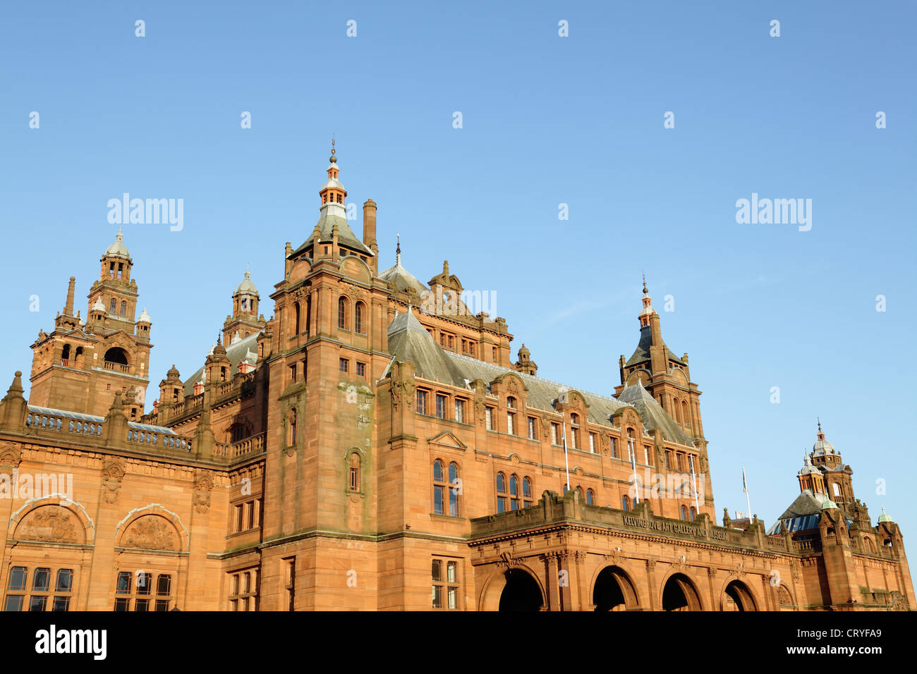 Kelvingrove Art Gallery and Museum, Glasgow West End, Scotland, UK, Europe Stock Photo