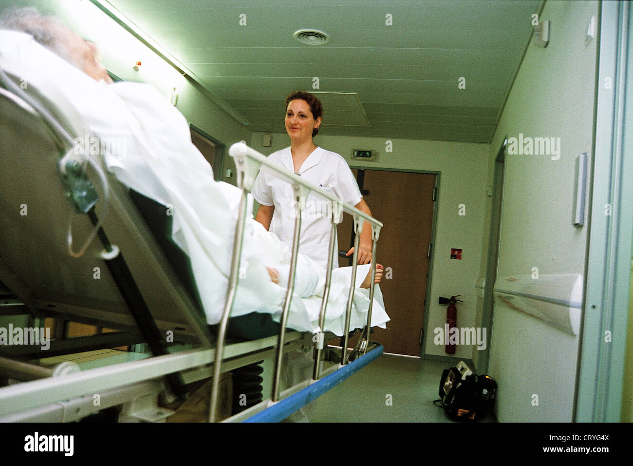 EMERGENCY CASE, HOSPITAL Stock Photo Alamy