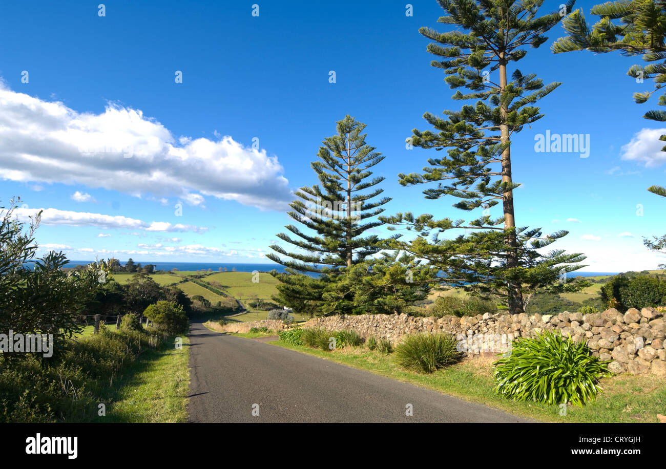 Picturesque Countryside, near Kiama, New South Wales, Australia Stock Photo