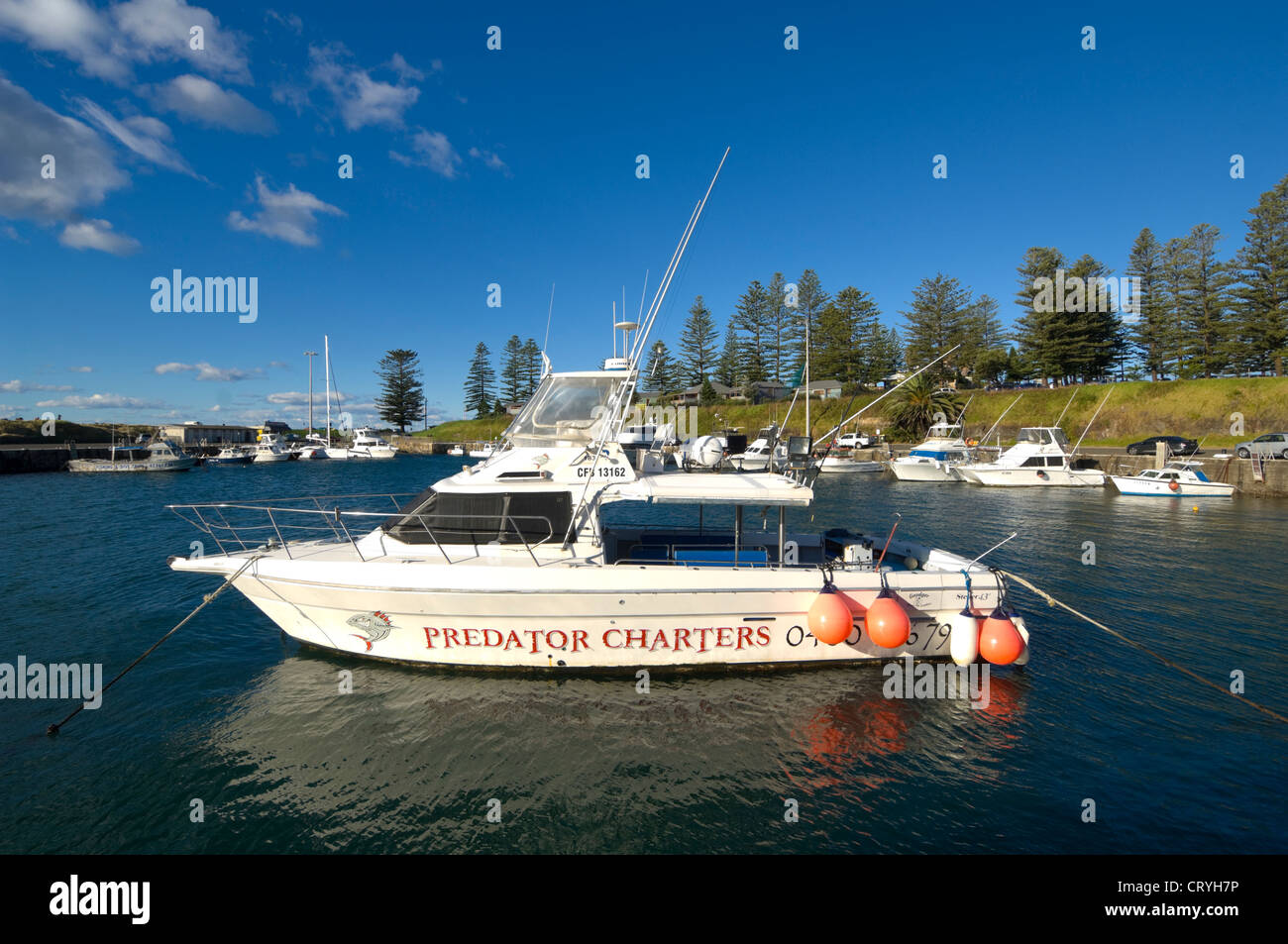 Game Fishing Charter Boat, Kiama, New South Wales, Australia Stock Photo