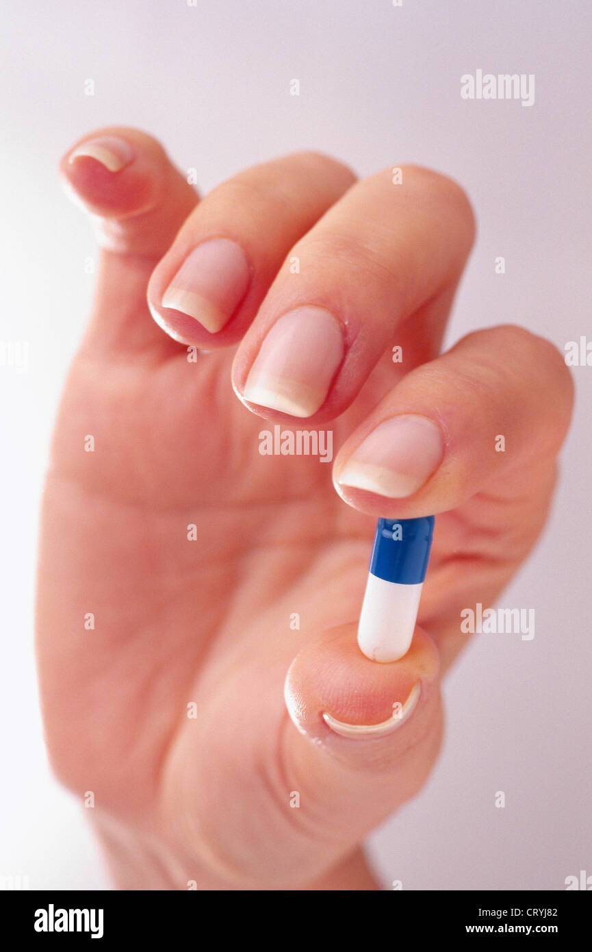 A CAPSULEFORM DRUG Stock Photo Alamy