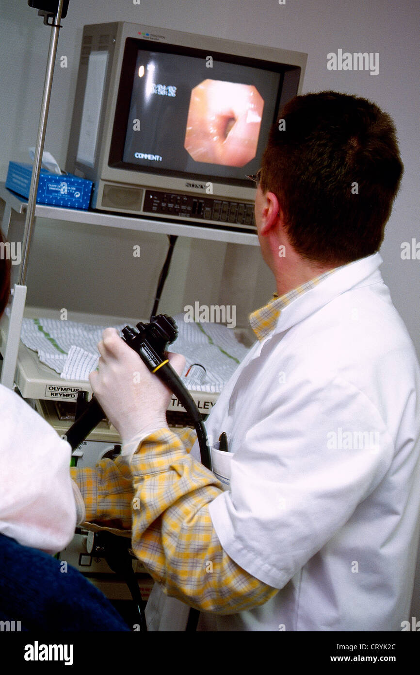 STOMACH, ENDOSCOPY EXAMINATION Stock Photo Alamy
