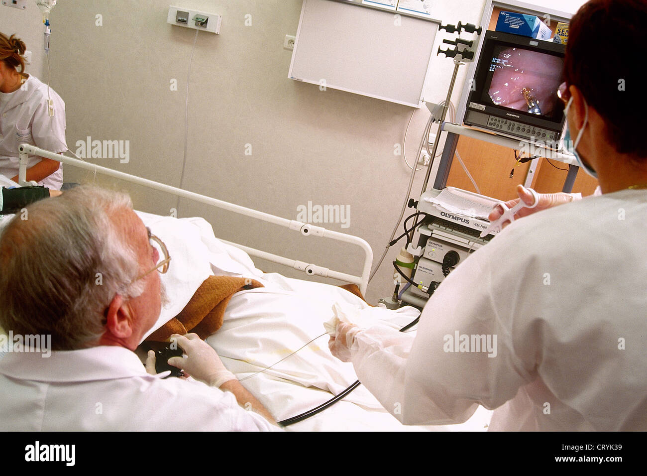 COLON, ENDOSCOPY EXAMINATION Stock Photo Alamy