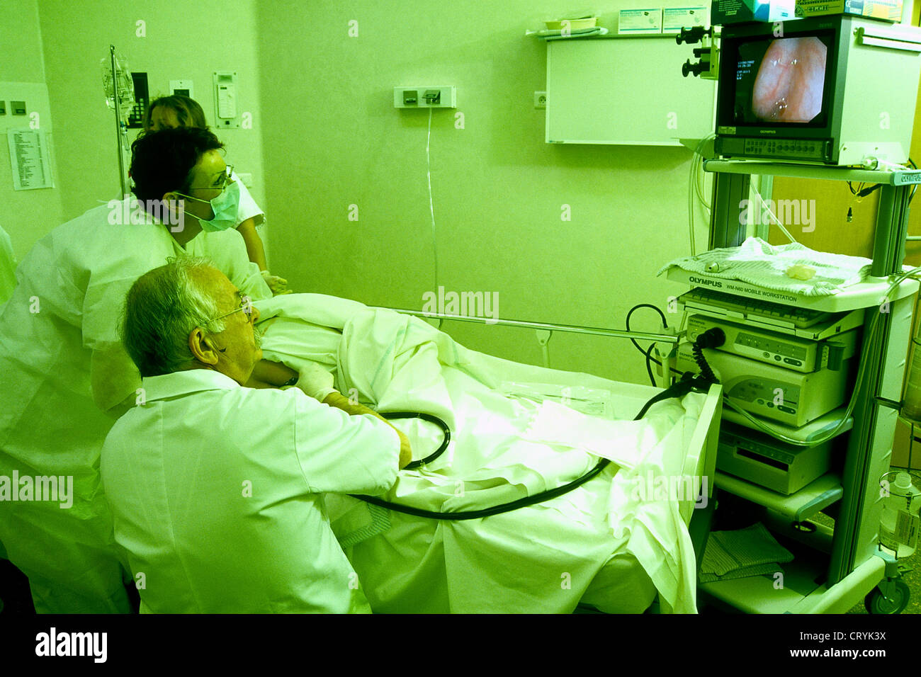 COLON, ENDOSCOPY EXAMINATION Stock Photo - Alamy