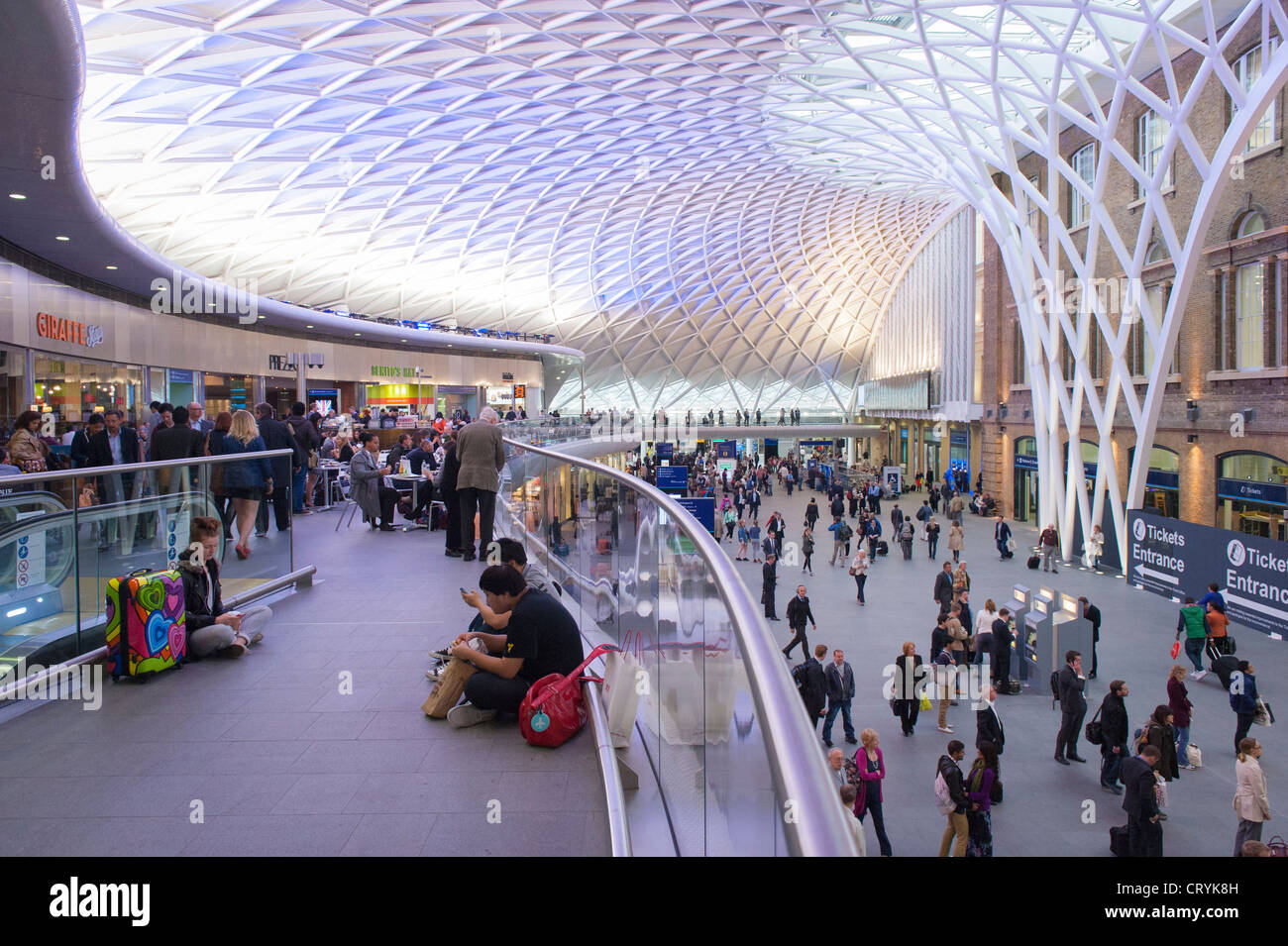 London , Kings Cross Station newly refurbished modernized modernised