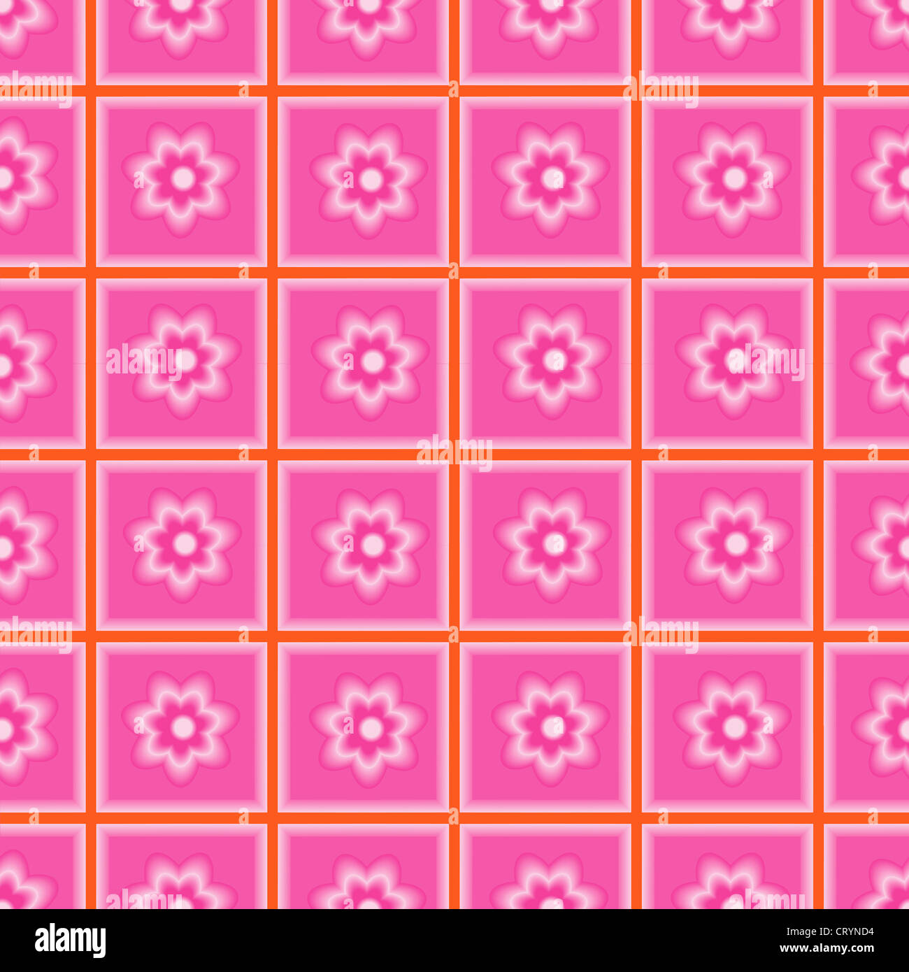 Seamless pattern abstract flowers Stock Photo - Alamy