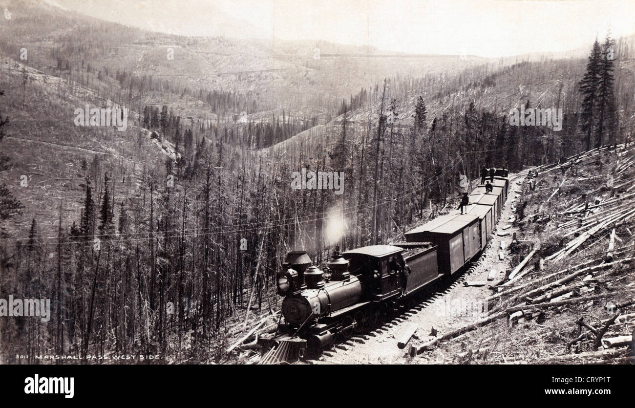 Marshall Pass, CO The Denver & Rio Grand Railway, 1881, by William