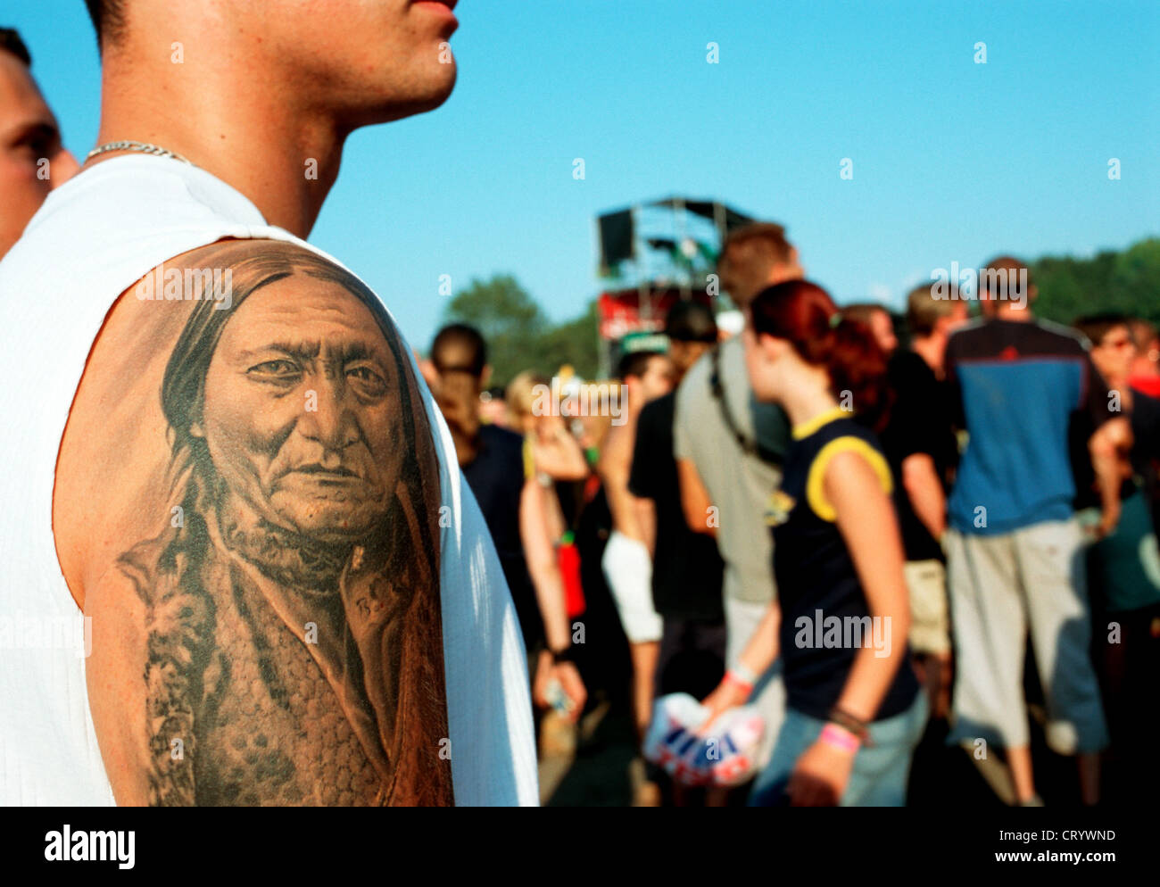 Sziget Festival, Budapest Stock Photo