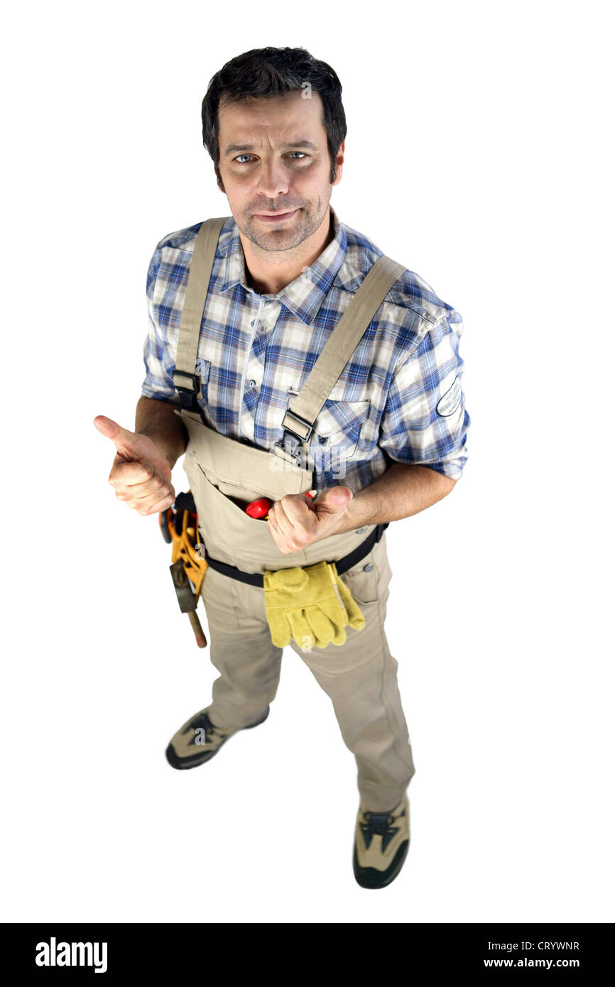 Portrait of a craftsman Stock Photo - Alamy