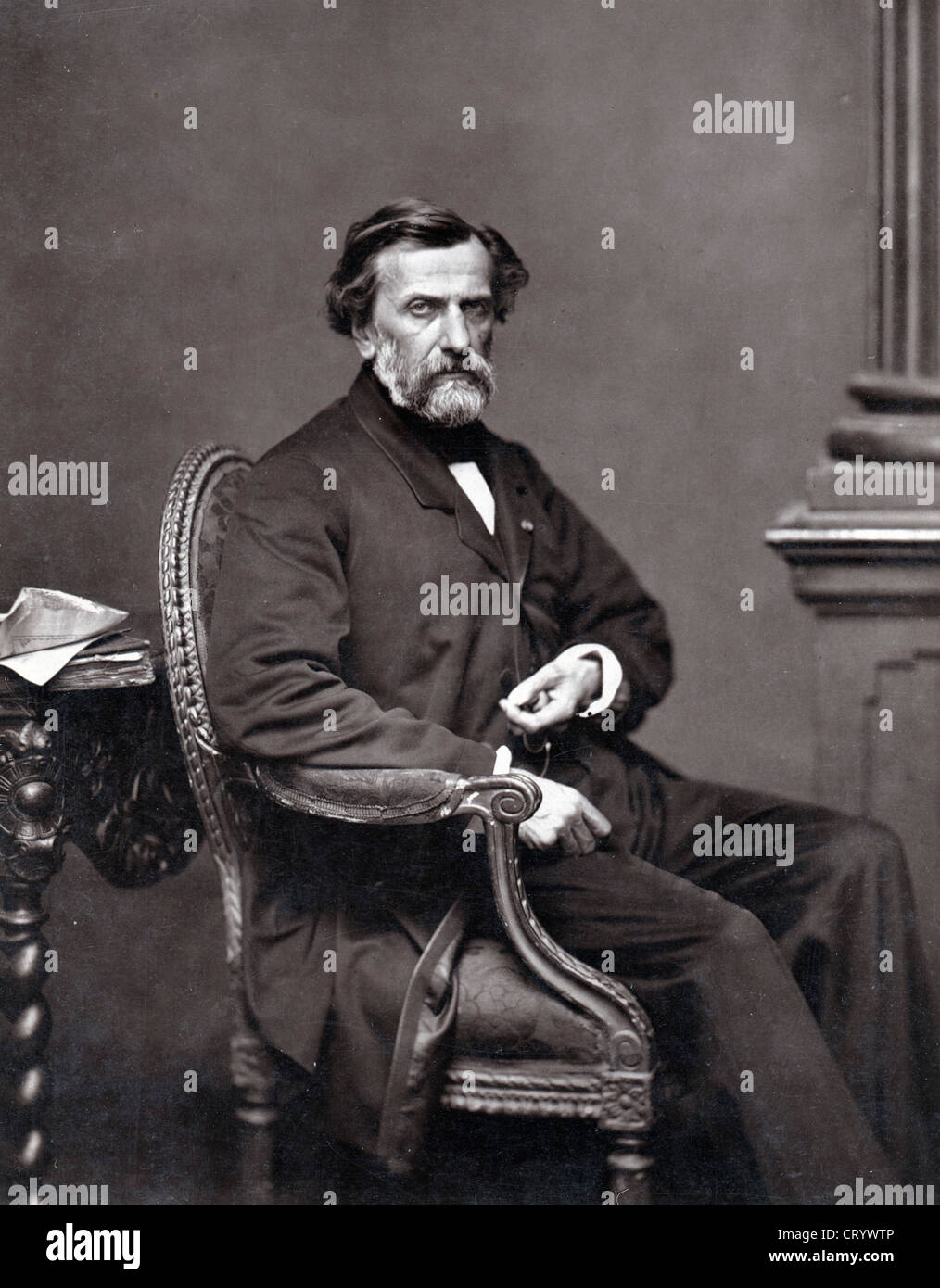 Ambroise Thomas, ca 1880, by Antoine-Samuel Adam-Salomon Stock Photo - Alamy