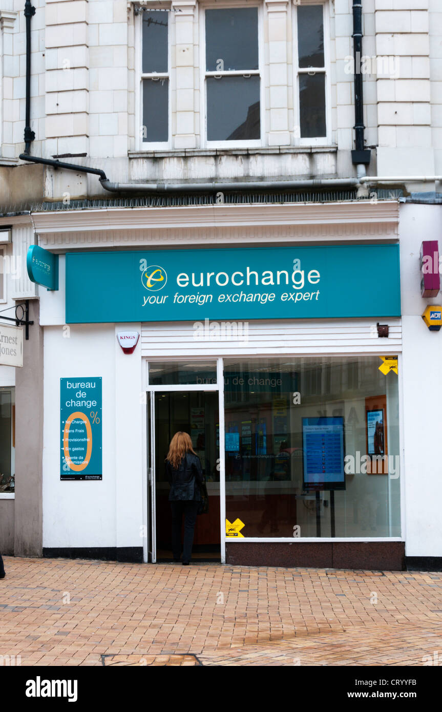 Eurochange branch in Bromley High Street. Stock Photo