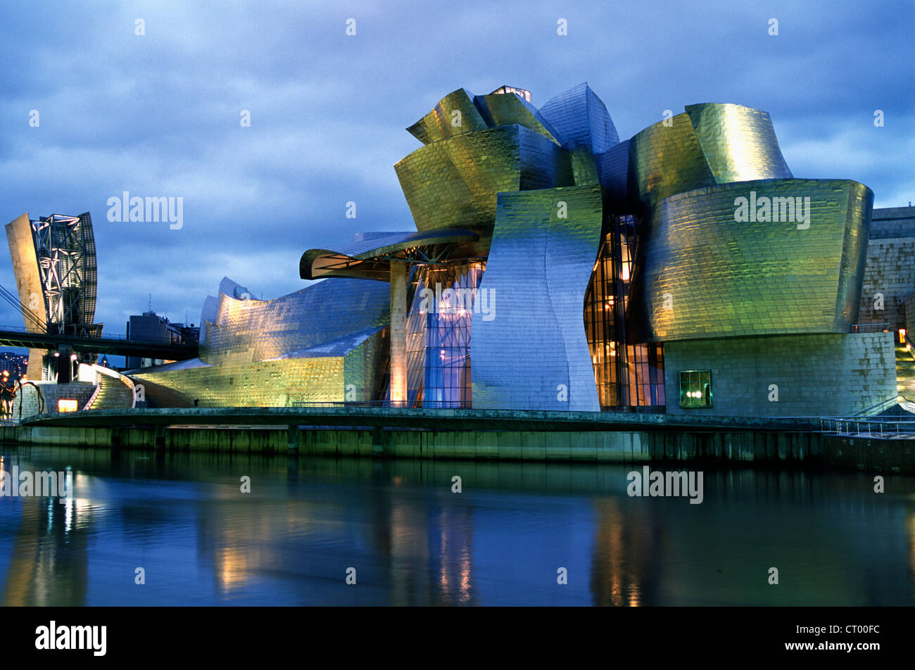 Spain, Vizcaya, Bilbao, Guggenheim Museum, Stock Photo
