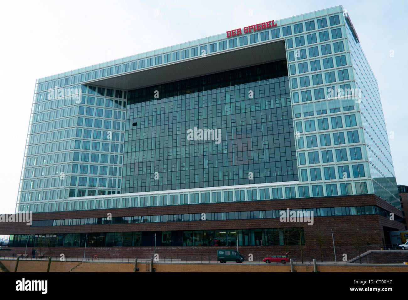 new headquarters of Der Spiegel news magazine in Hamburg Germany Stock Photo