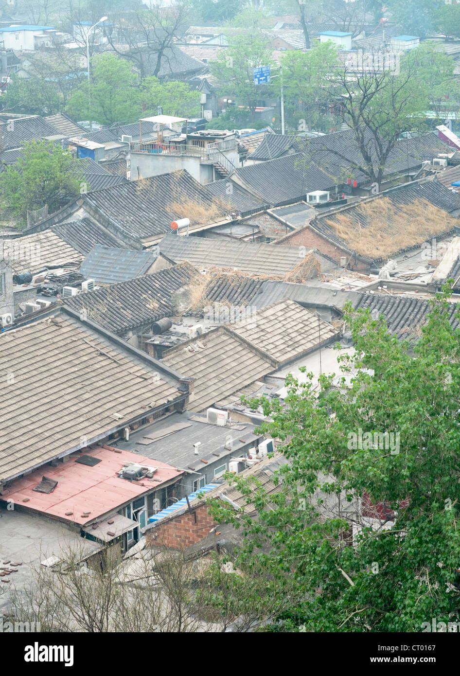 Roofs beijing china hutong hi-res stock photography and images - Alamy
