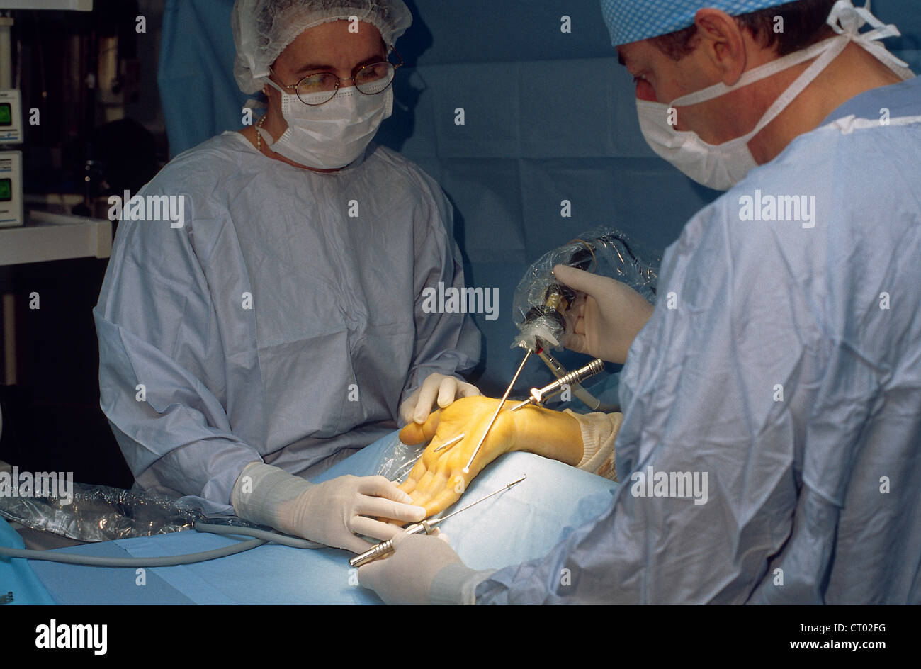 CARPAL TUNNEL, SURGERY Stock Photo Alamy
