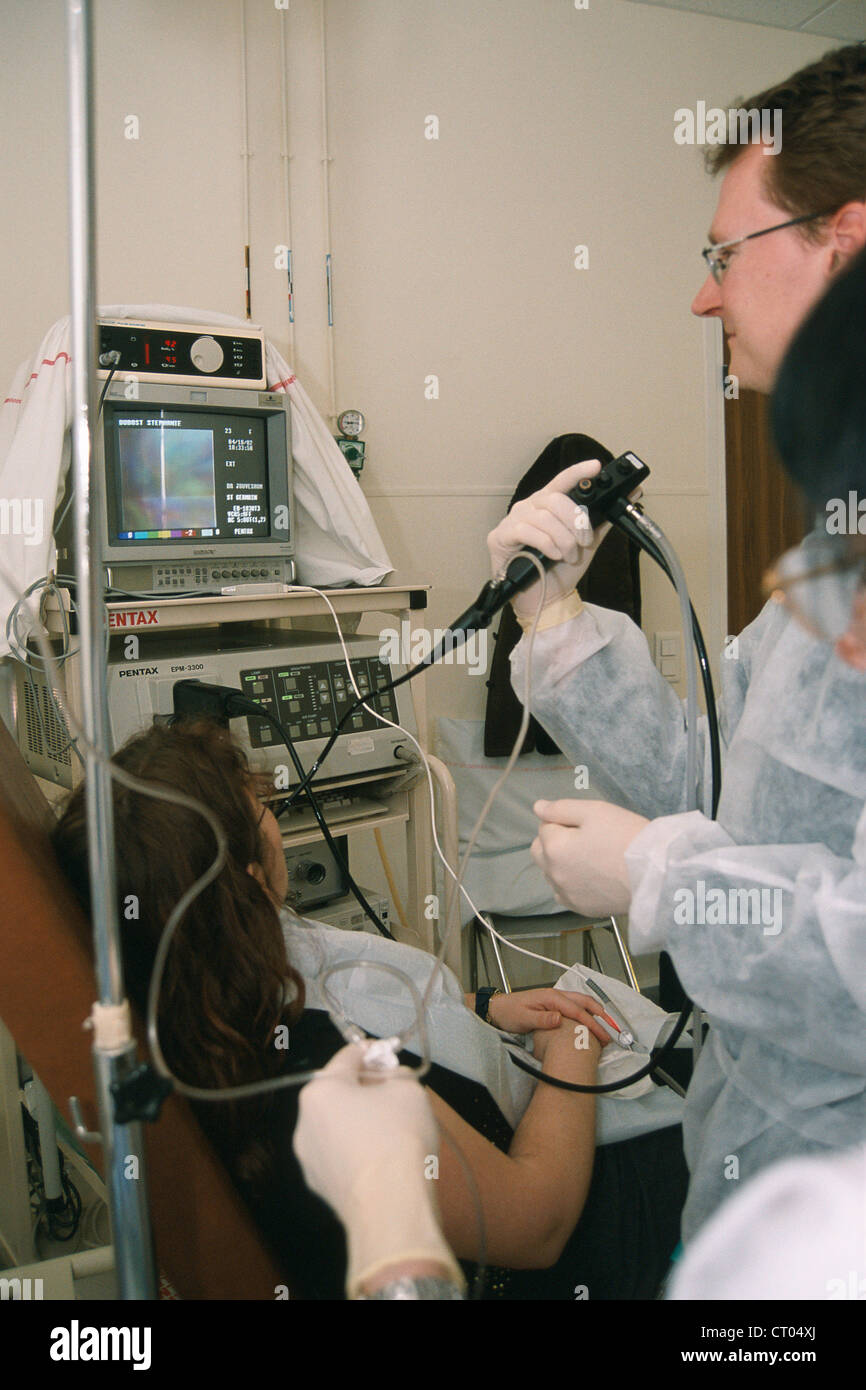 STOMACH, ENDOSCOPY EXAMINATION Stock Photo Alamy
