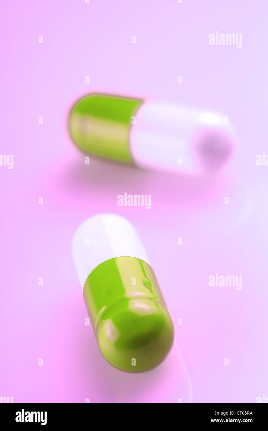 A CAPSULEFORM DRUG Stock Photo Alamy