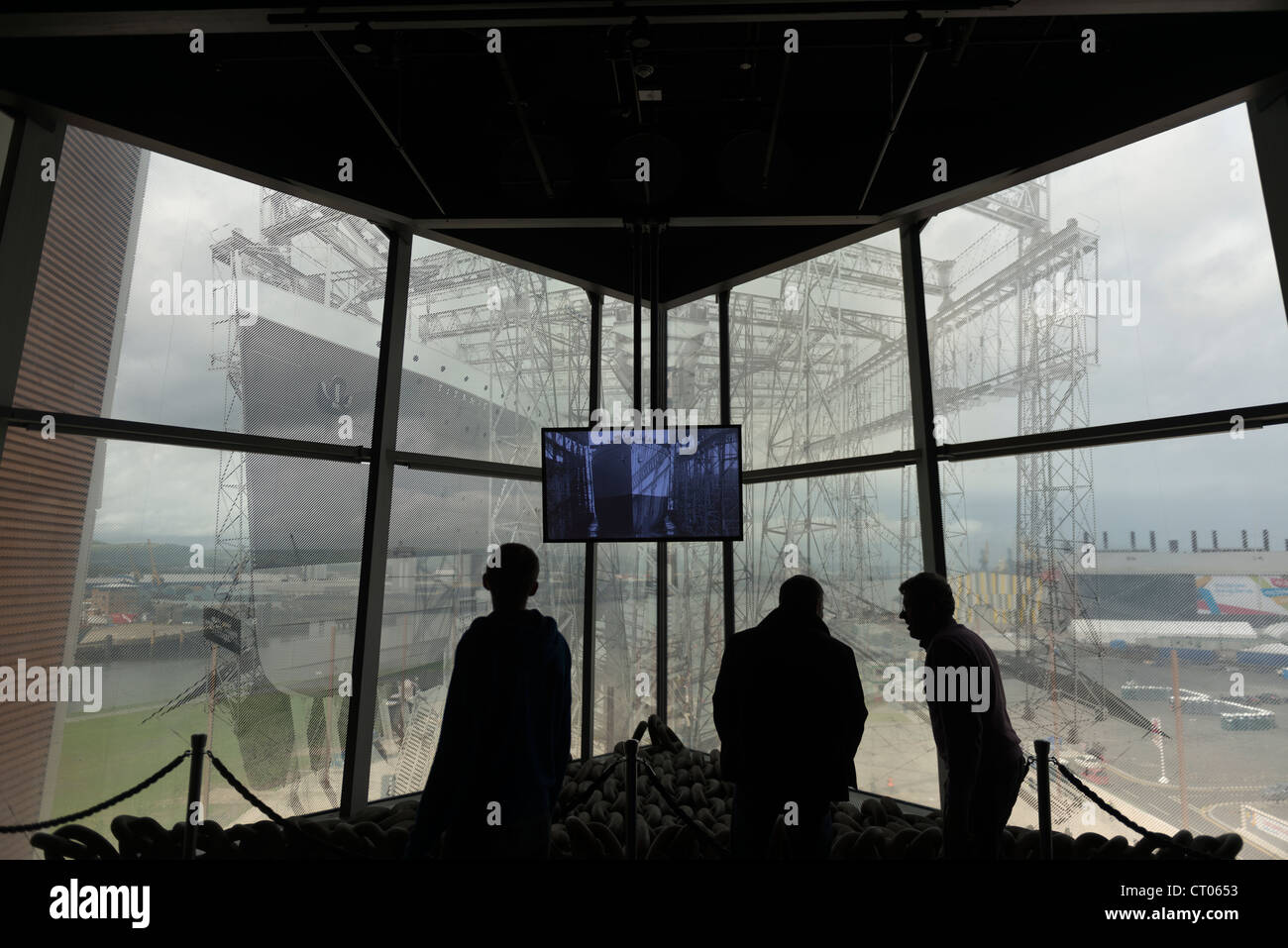 Titanic Museum. Belfast. Northern Ireland Stock Photo