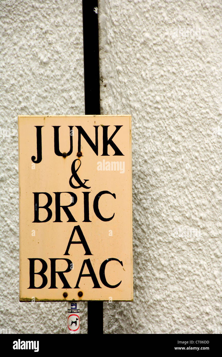 Sign Bric A Brac High Resolution Stock Photography And Images Alamy