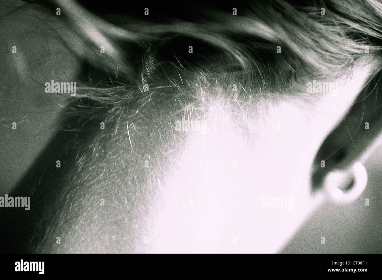 NAPE OF THE NECK Stock Photo Alamy