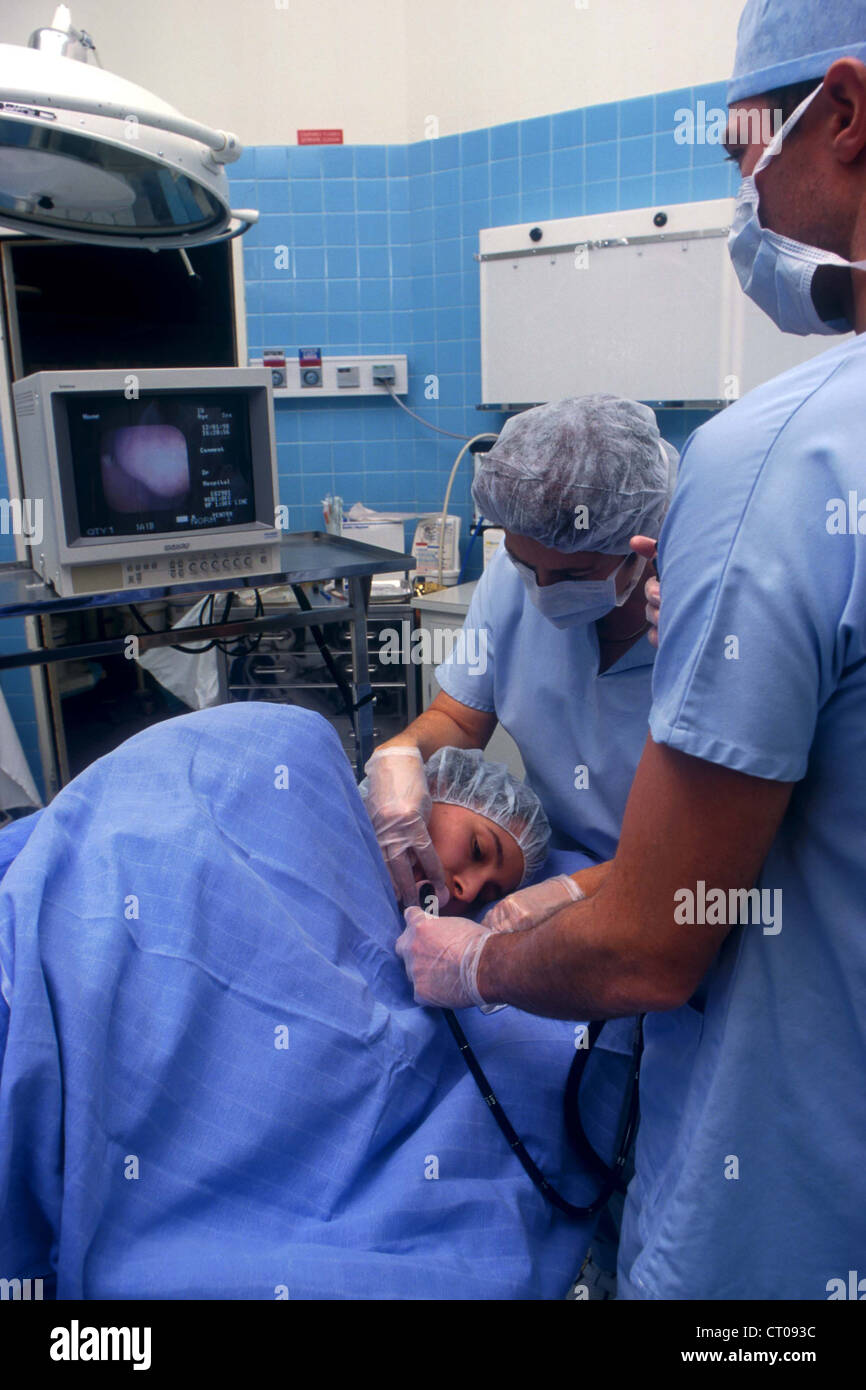 STOMACH, ENDOSCOPY EXAMINATION Stock Photo Alamy