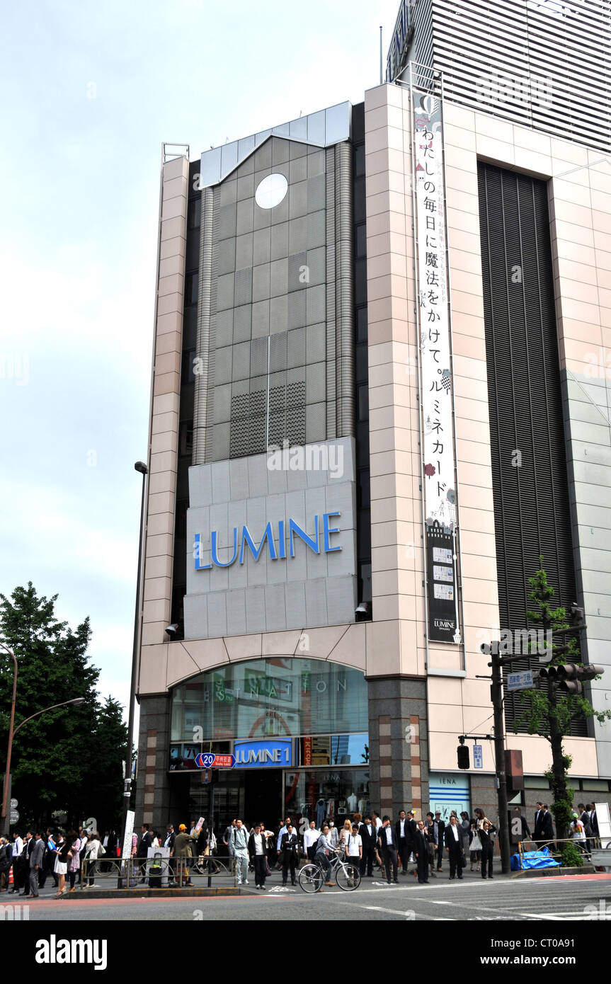 Lumine mall, Shinjuku, Tokyo, Japan Stock Photo
