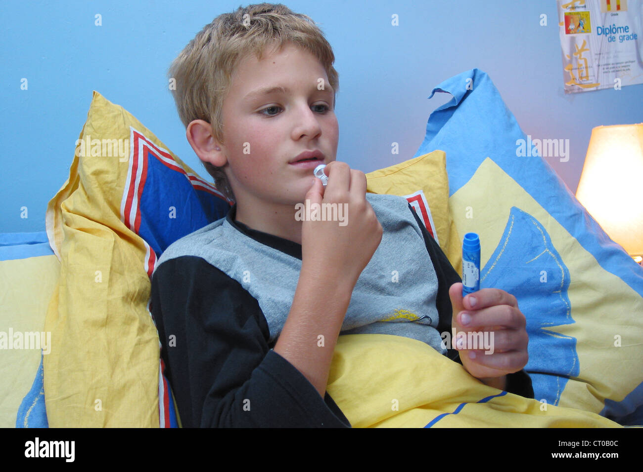 HOMEOPATHY, CHILD Stock Photo