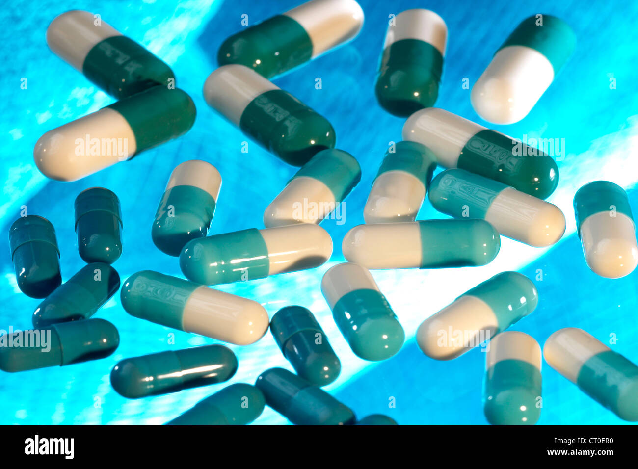 A CAPSULEFORM DRUG Stock Photo Alamy