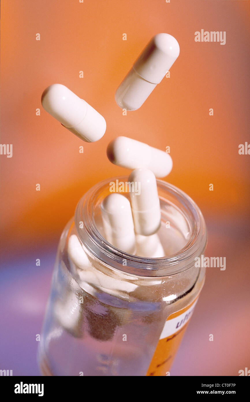 A CAPSULEFORM DRUG Stock Photo Alamy