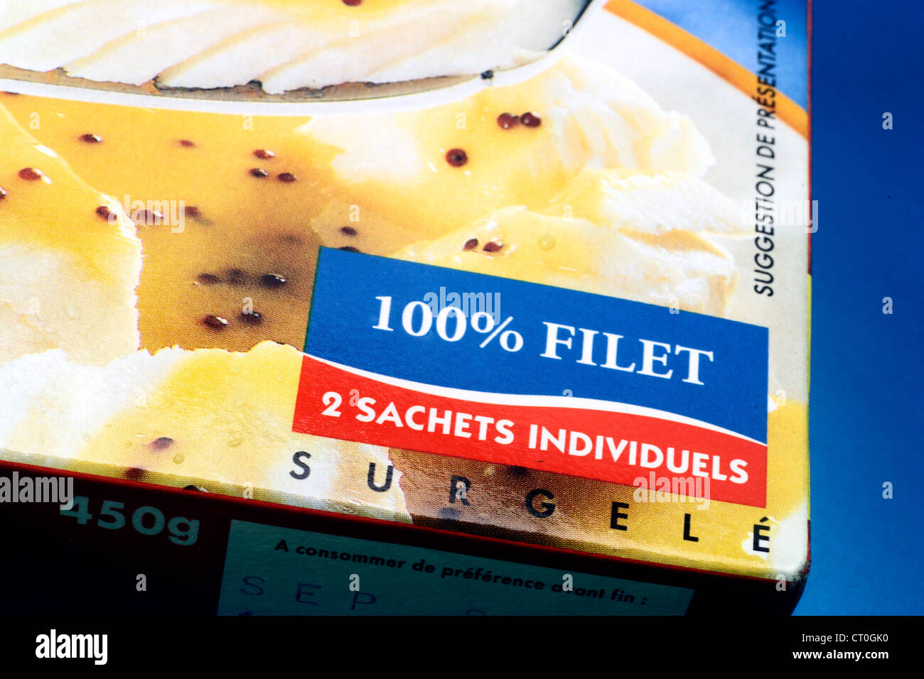 FROZEN GOODS Stock Photo