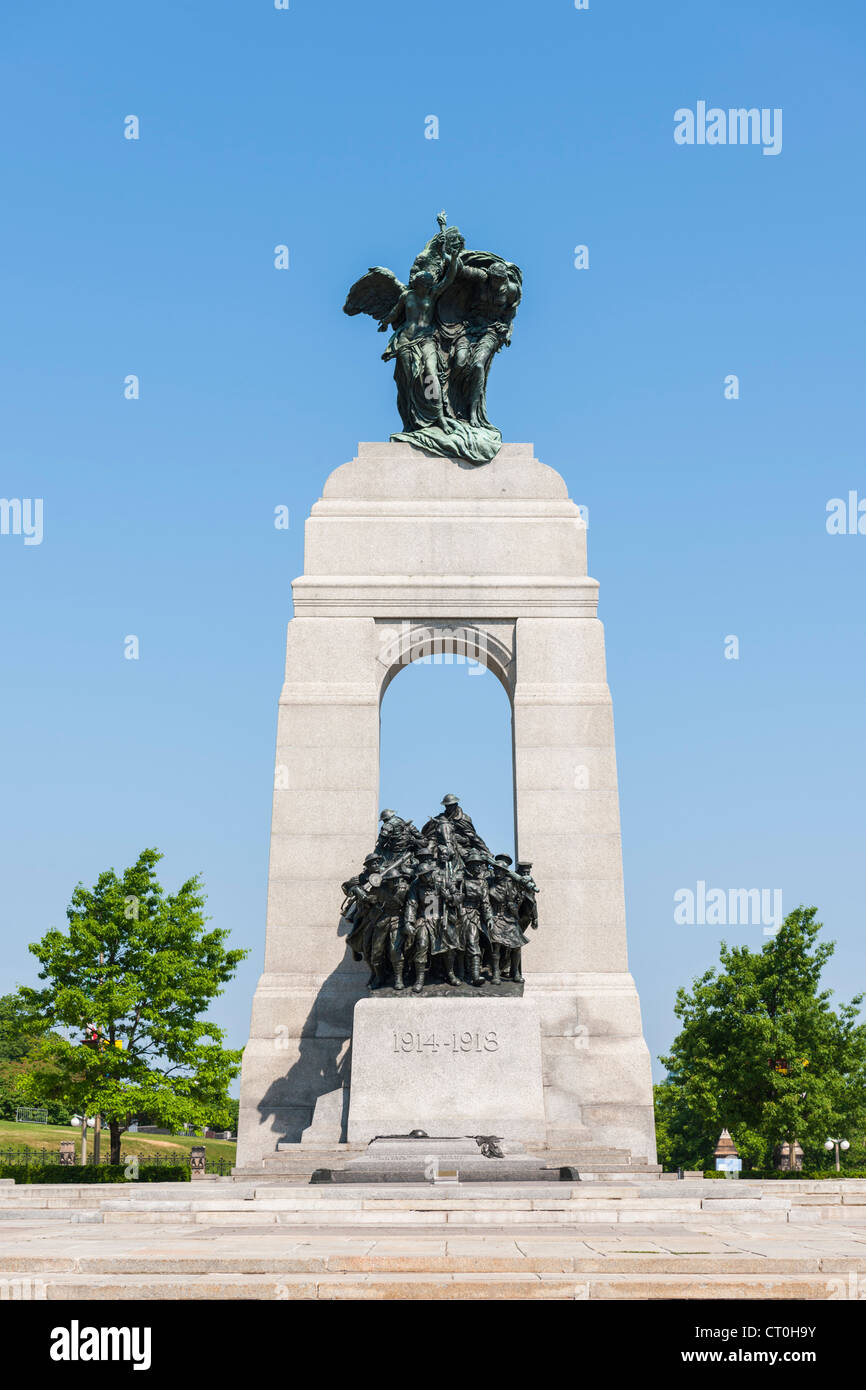 National War Memorial, the Response, Ottawa Stock Photo