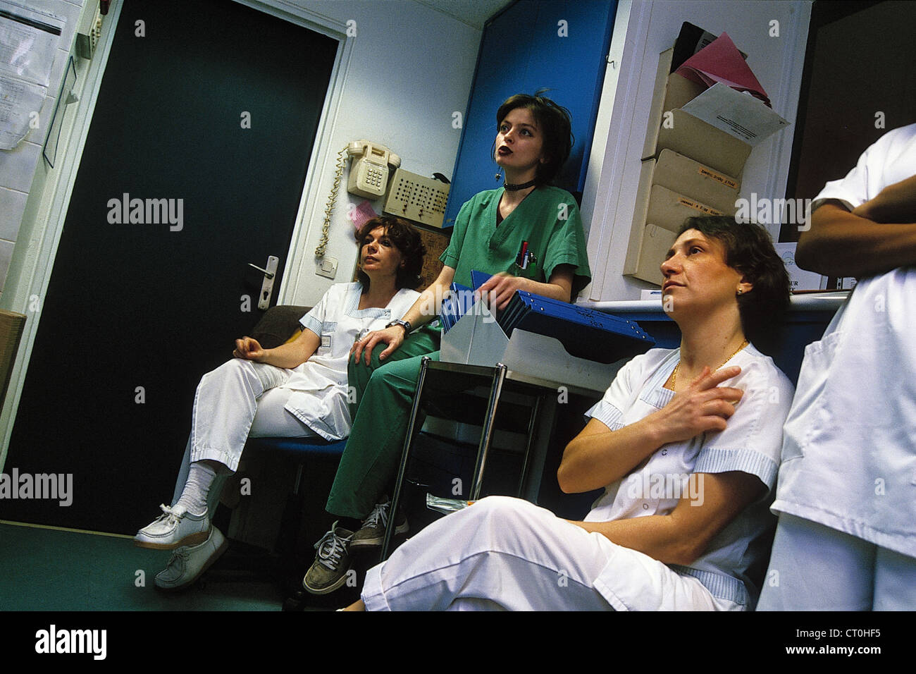 Group of nurses in hospital hi-res stock photography and images - Alamy