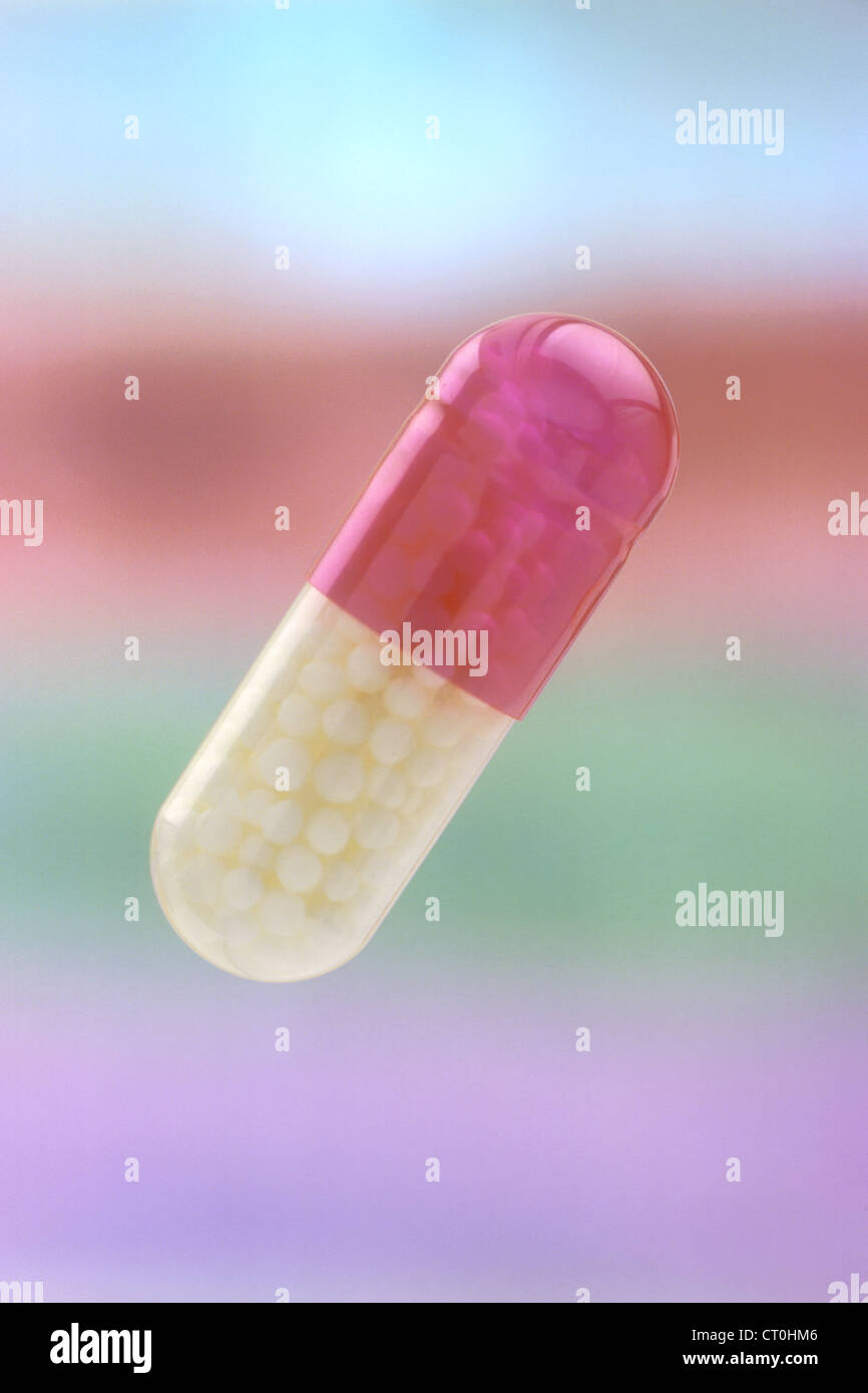 A CAPSULEFORM DRUG Stock Photo Alamy