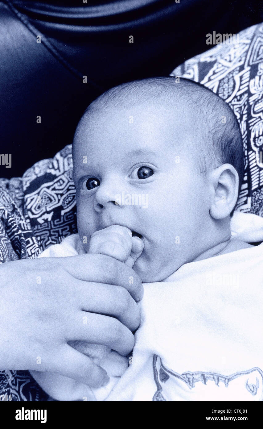 THUMB-SUCKING Stock Photo