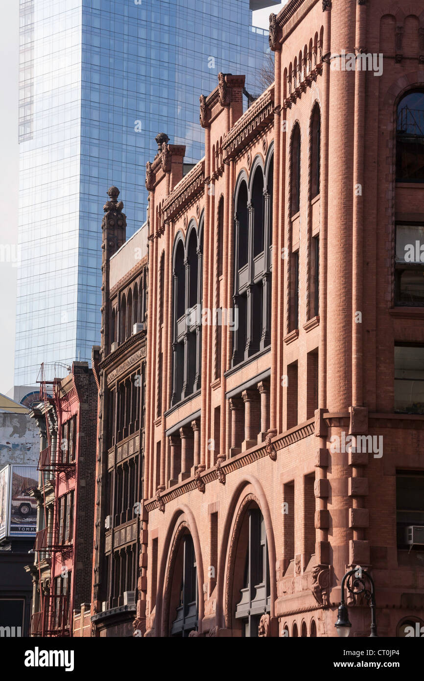 Architecture, SoHo Cast Iron Historic District with Dominick Hotel in