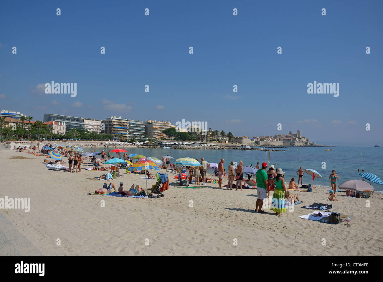 Antibes Provence France Beach Stock Photos Antibes