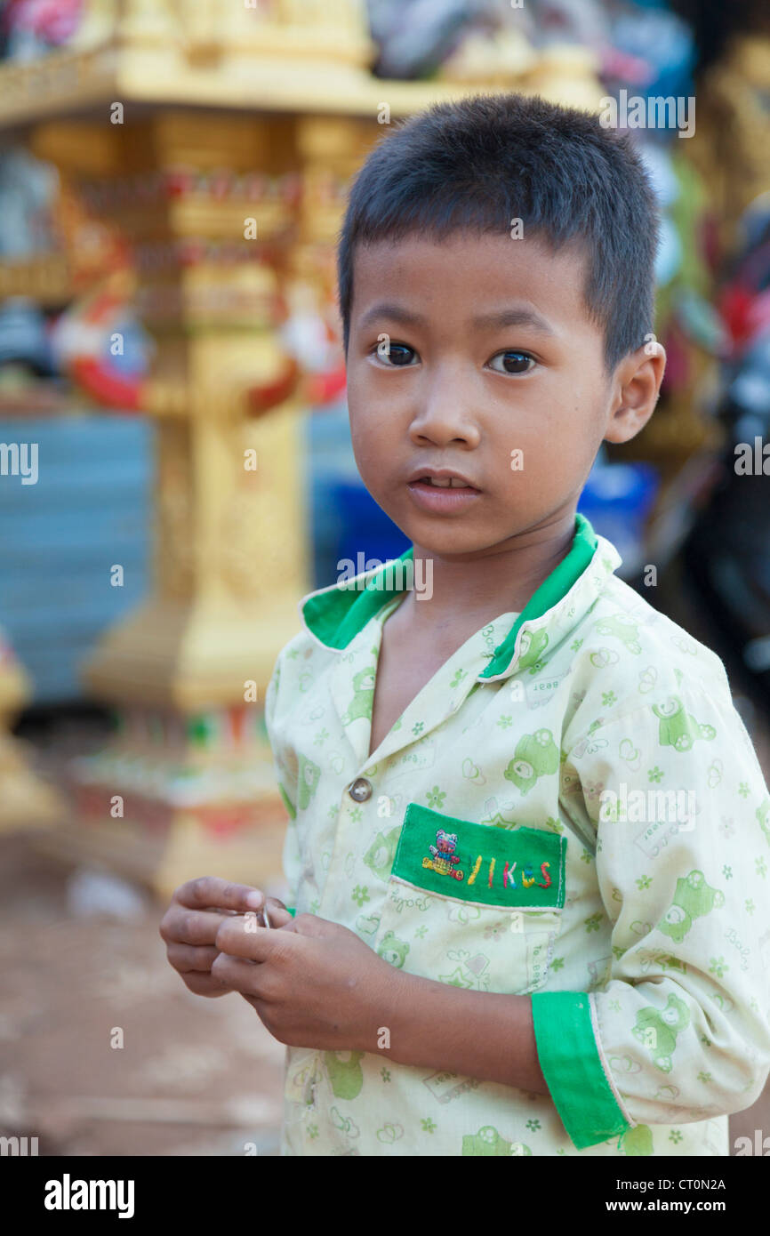Cambodian boy Stock Photo